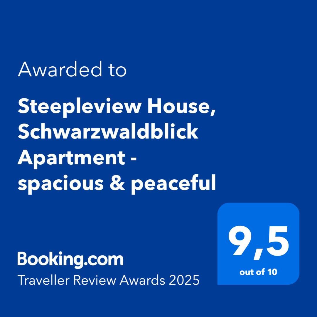 Steepleview House, Schwarzwaldblick Apartment - Spacious & Peaceful บาด ปีเตอร์สตัล กรีสบาค ภายนอก รูปภาพ
